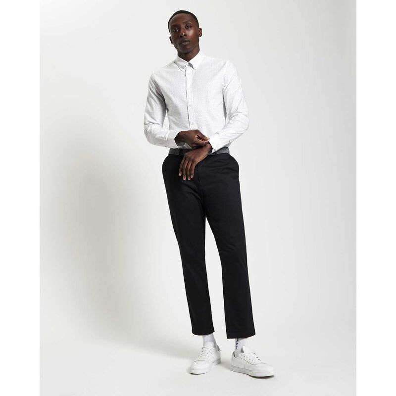 Ben Sherman Stipple Spot Print Long Sleeve Shirt image number 3